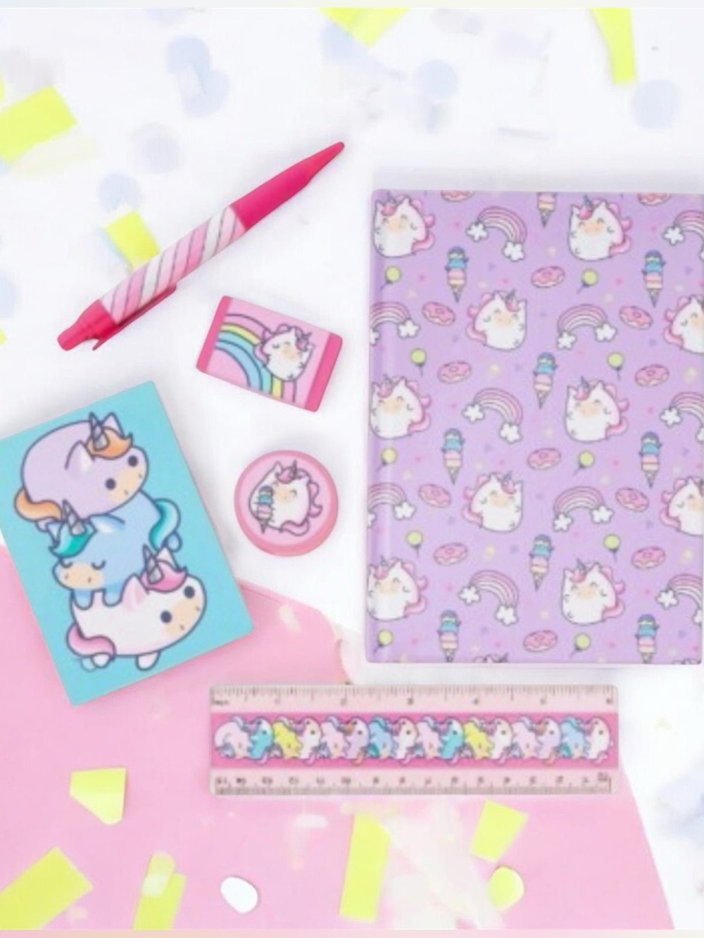 Claire's Dessert Unicorn Stationery Set